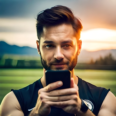 Un hombre feliz de apostar con una casa de apuestas extranjera