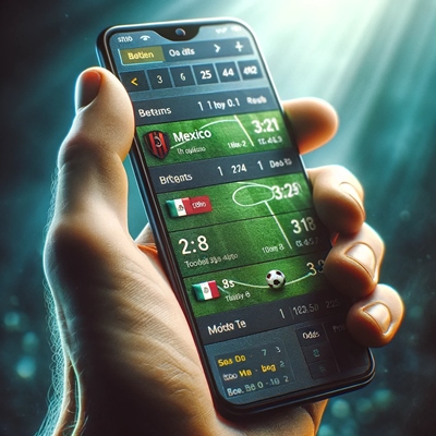 Un smartphone con una aplicación deportiva de México