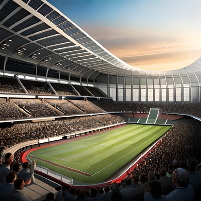 Estadio de fútbol en Santiago