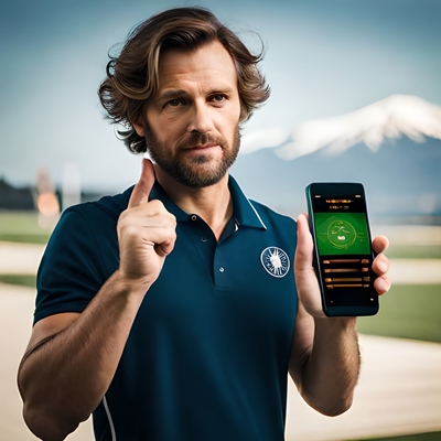 Un hombre presenta un sitio de apuestas deportivas no regulado